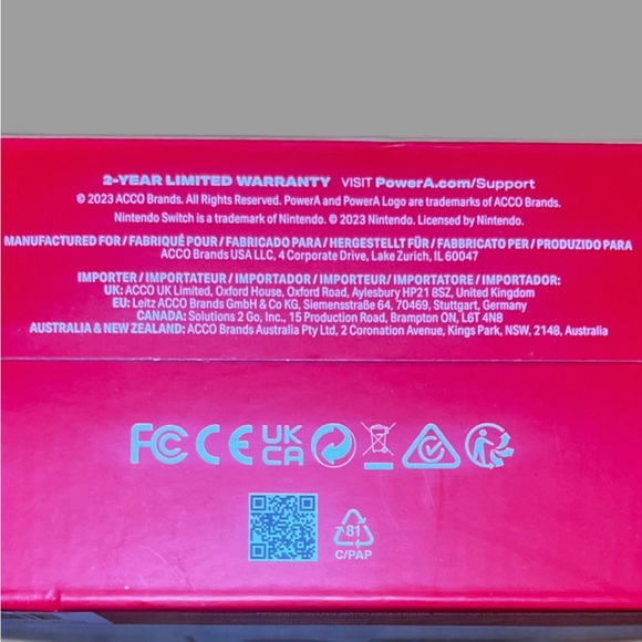 Nintendo Switch Super Mario Wired Controller - Red - Picture 4 of 5